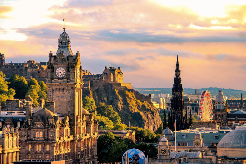 We are in Scotland! We are in Scotland!