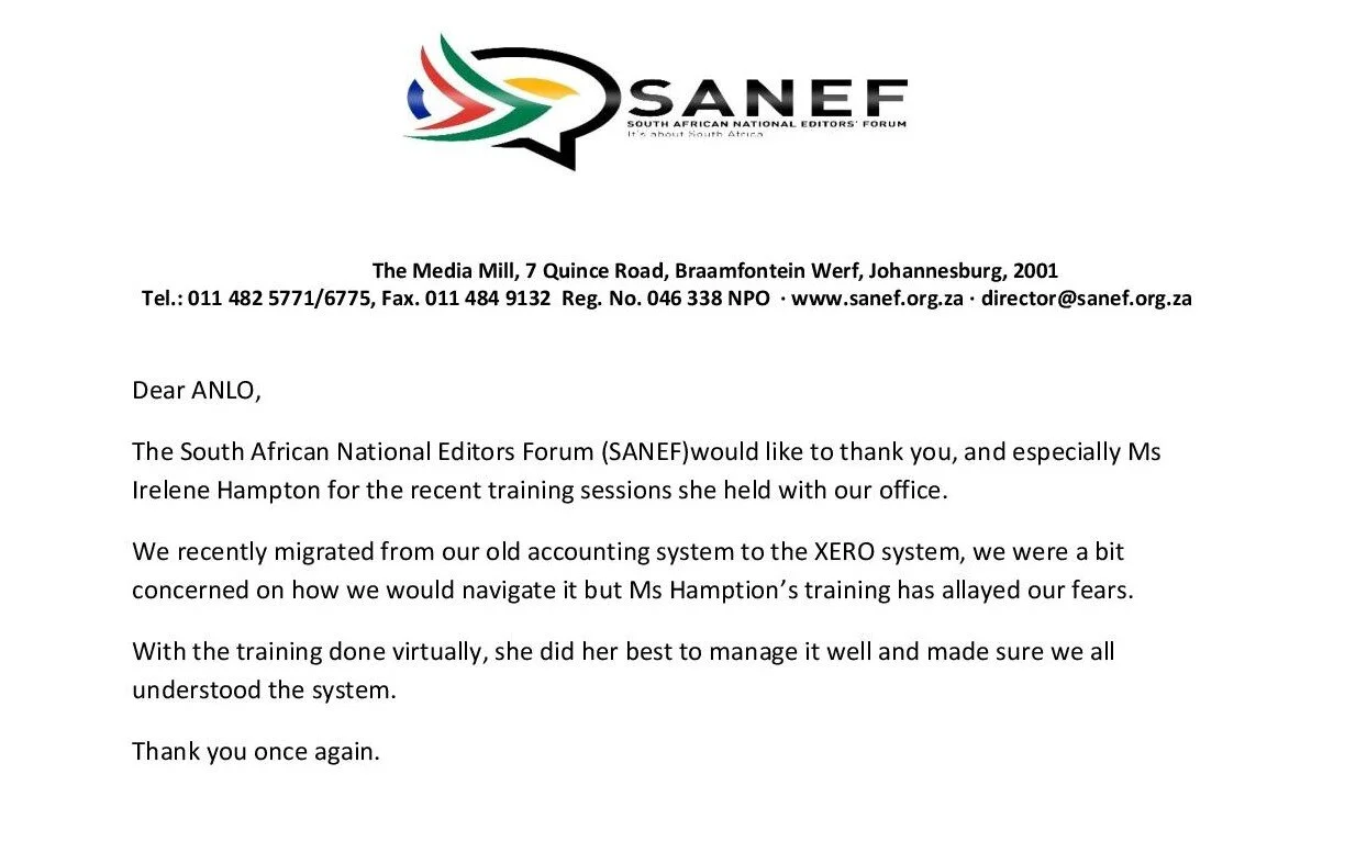 SANEF+XERO+Training+Testimonial-page-001 SANEF+XERO+Training+Testimonial-page-001